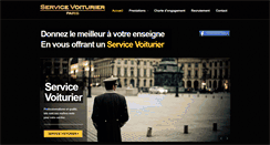 Desktop Screenshot of paris-service-voiturier.com