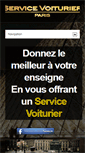 Mobile Screenshot of paris-service-voiturier.com